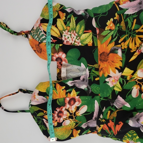 Nika Blossom Tropical Floral Bodycon Dress Size 6 - Picture 10 of 16